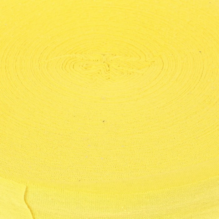 Пряжа трикотаж. "Ролик" 85м/320гр, ширина нити 30 мм (яр. жёлтый)