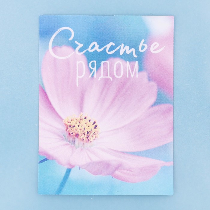 Пакет подарочный «Счастье рядом», 10 × 10 см