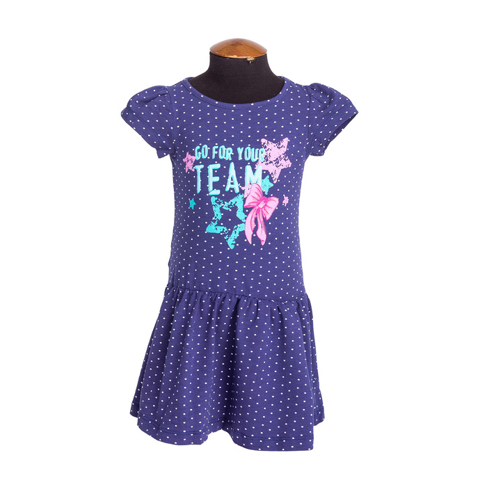 Платье для девочки, рост 92 см, цвет синий DS0024/10