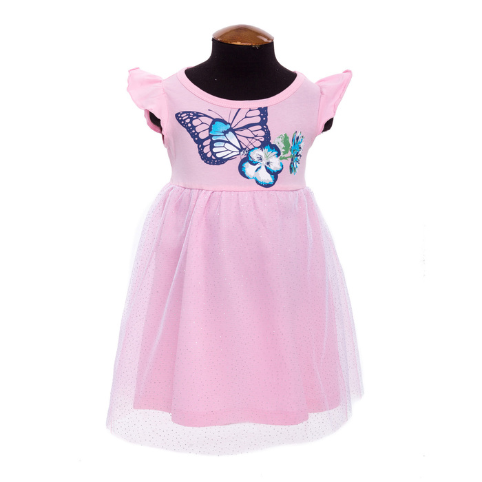 Платье для девочки, рост 92 см, цвет розовый DS0048/4