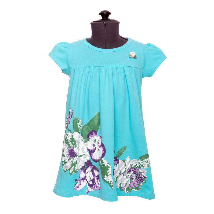 Платье для девочки, рост 116 см, цвет мятный DS0059/40