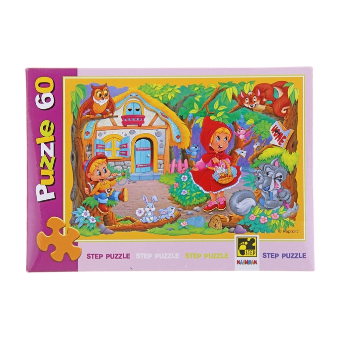 Пазлы "Красная шапочка", 60 элементов