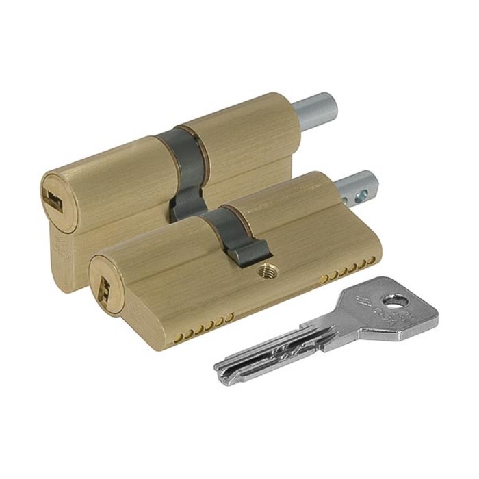 Цилиндровый механизм под вертушку CISA ASIX OE302-23.66, 100/45х10х45 мм, цвет латунь