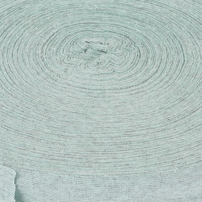 Пряжа трикотаж. "Ролик" 85м/320гр, ширина нити 30 мм (ментол меланж)