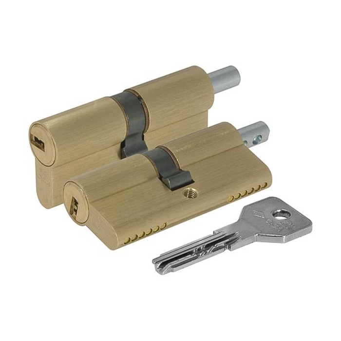 Цилиндровый механизм под вертушку CISA ASIX OE302-19.00, 80/30х10х40 мм, цвет латунь