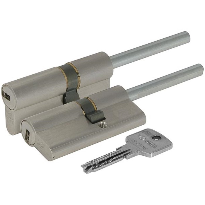 Цилиндровый механизм под вертушку CISA ASTRAL ОА317-87.12, 90/55х10х25 мм, цвет хром