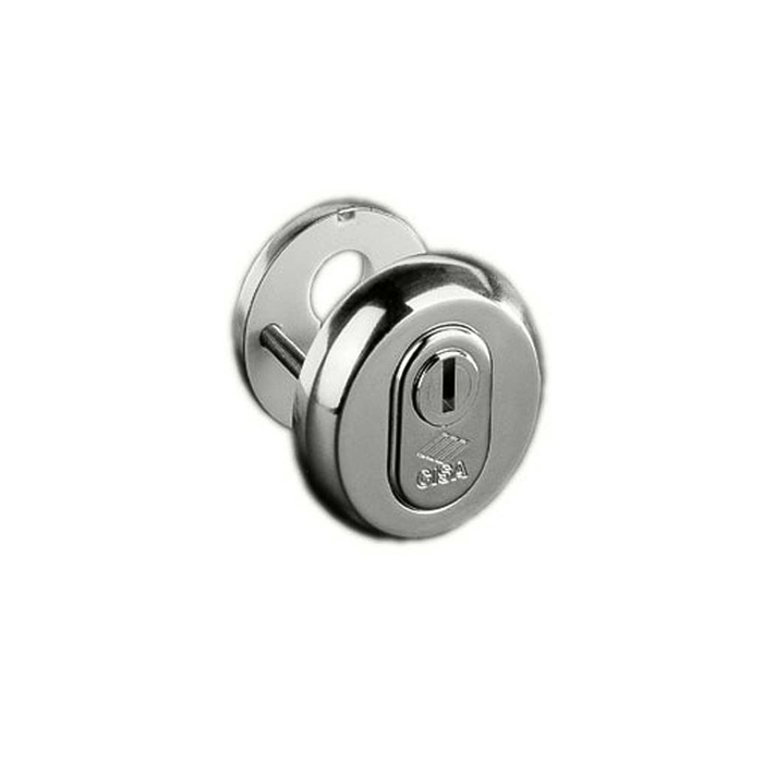 Броненакладка на цилиндр CISA 06.460.51.18, цвет хром