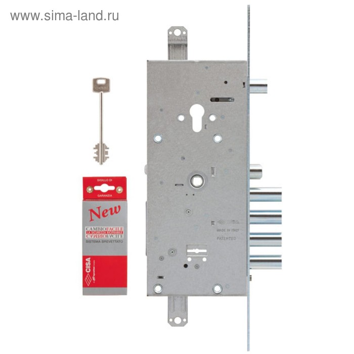 

Замок врезной двухсистемный CISA NEW CAMBIO FACILE 57.986.48, ключ 44 мм