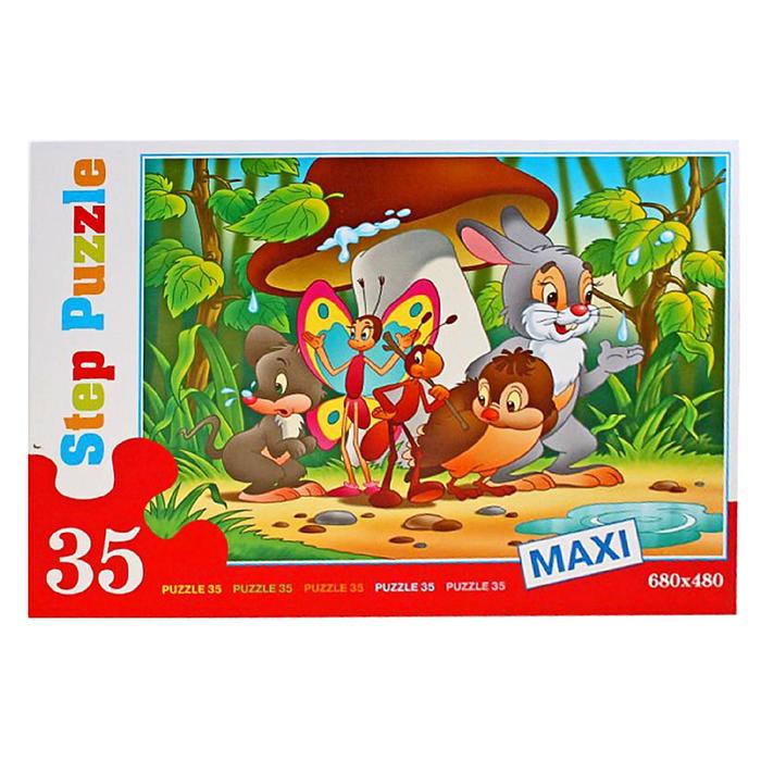 Пазлы «Под грибом» maxi, 35 элементов