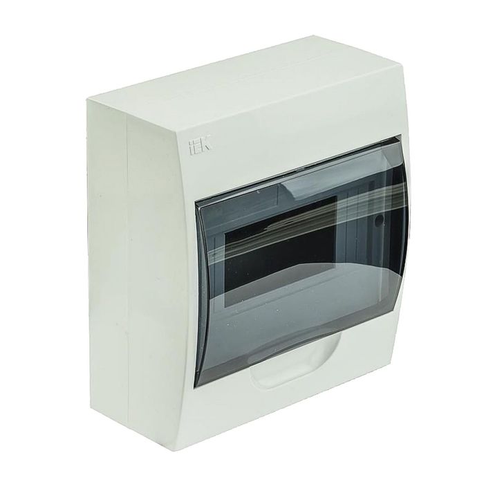 Бокс IEK ЩРН-П-8 (MKP12-N-08-40-20), накладной, пластик, IP40, на 8 мод.