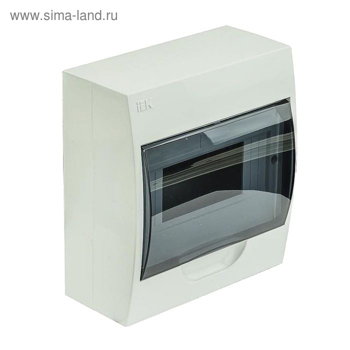 

Бокс IEK ЩРН-П-8, на 8 модулей, накладной, IP40, пластик