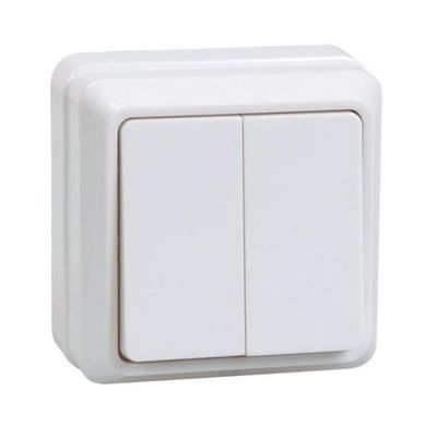Выключатель IEK "ОКТАВА" EVO20-K01-10-DC, 2 кл., ОП, 10А, 250В, IP20, бел., ВС20-2-0-ОБ