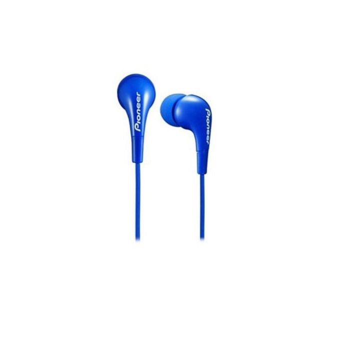 Гарнитура Pioneer SE-CL502T-L, вкладыши, в ушной раковине, провод 1.2 м, синяя