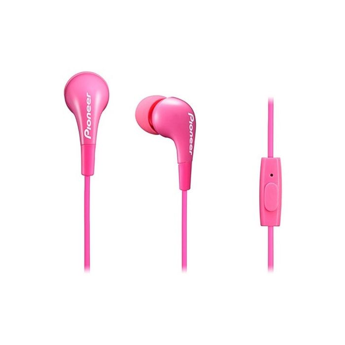 Гарнитура Pioneer SE-CL502T-P, вкладыши, в ушной раковине, провод 1.2 м, розовая
