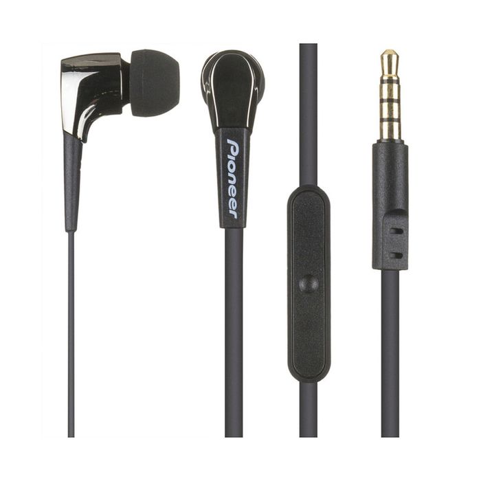 Гарнитура Pioneer SE-CL722T-K, вкладыши, в ушной раковине, провод 1.2 м, черная