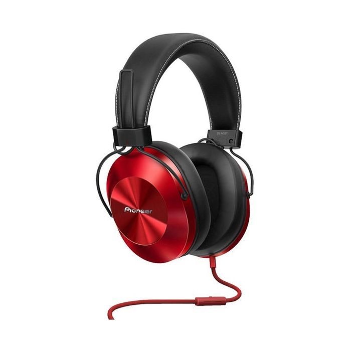 Наушники Pioneer SE-MS5T-R, мониторные, оголовье, провод 1.2 м, красные