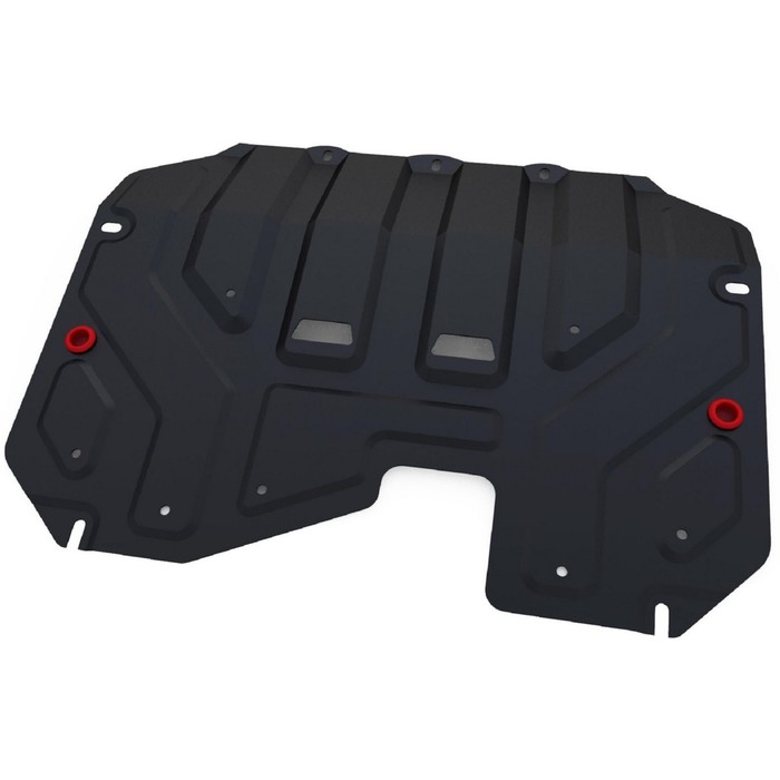 Защита картера и КПП АвтоБРОНЯ (увеличенная) для Kia Sportage 2010-2016, крепеж в комплекте, сталь, 2 мм, 111.02323.2