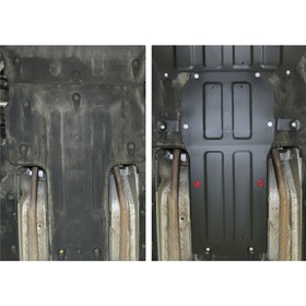 

Защита КПП Автоброня для Hyundai Genesis II RWD 2014-2017, сталь 1.8 мм, с крепежом, 111.02368.1