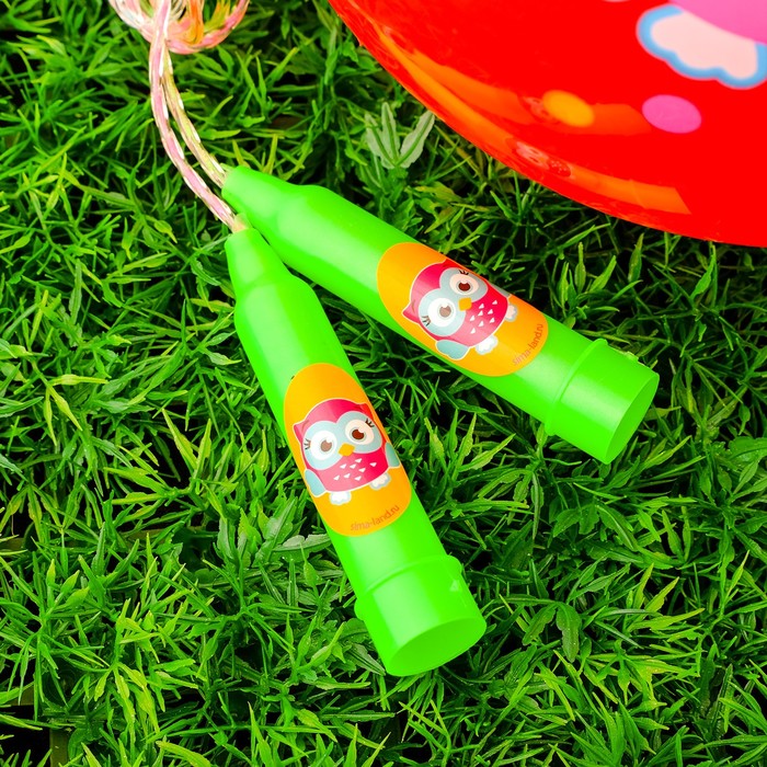 Игровой набор: скакалка, мяч детский "Совенок", 22 см