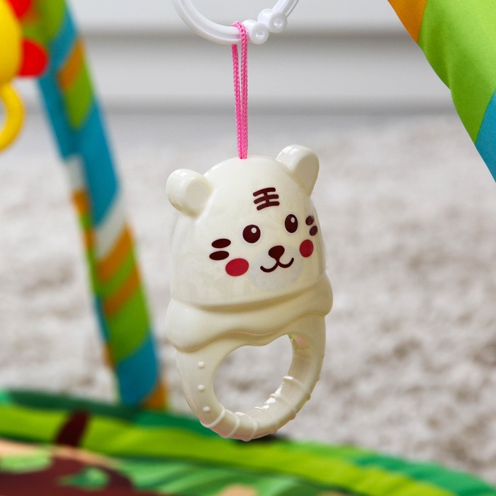 Коврик развивающий с дугами, 5 погремушек