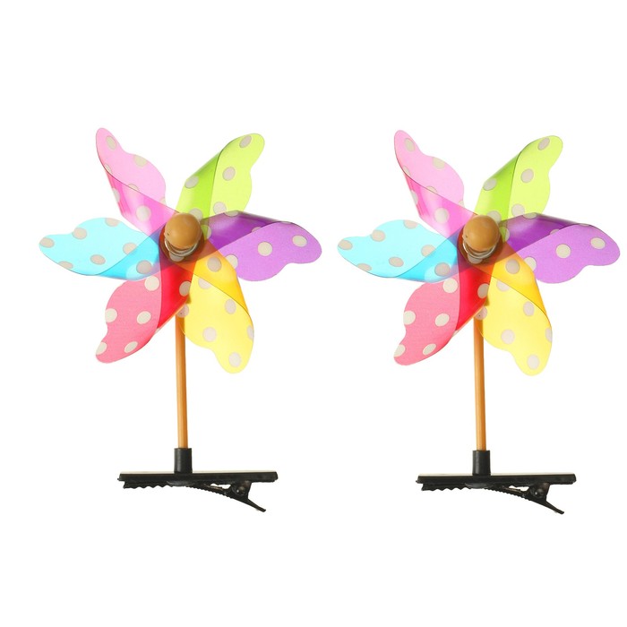 Карнавальный зажим "Ветерок", цвета МИКС