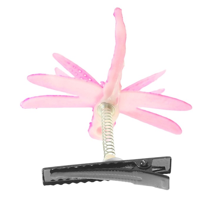 Карнавальный зажим "Стрекоза", цвета МИКС