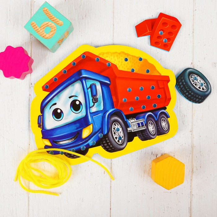 Шнуровка мягкая "Грузовик"