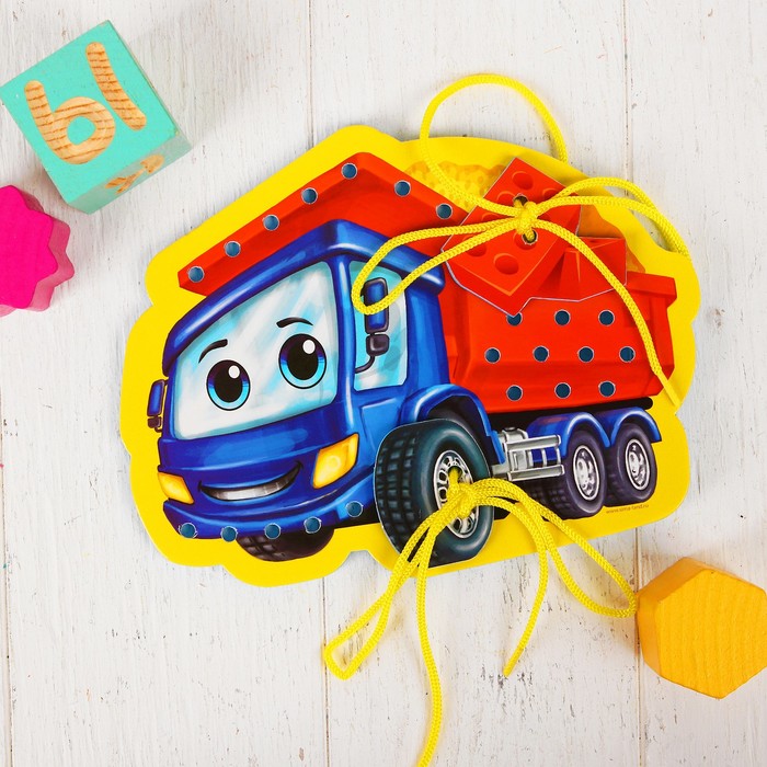 Шнуровка мягкая "Грузовик"