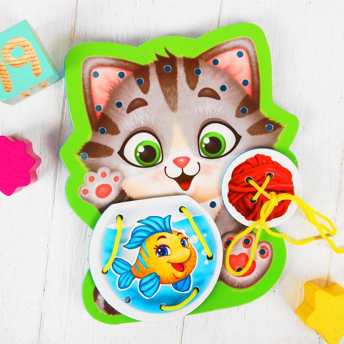 Шнуровка мягкая "Котик"