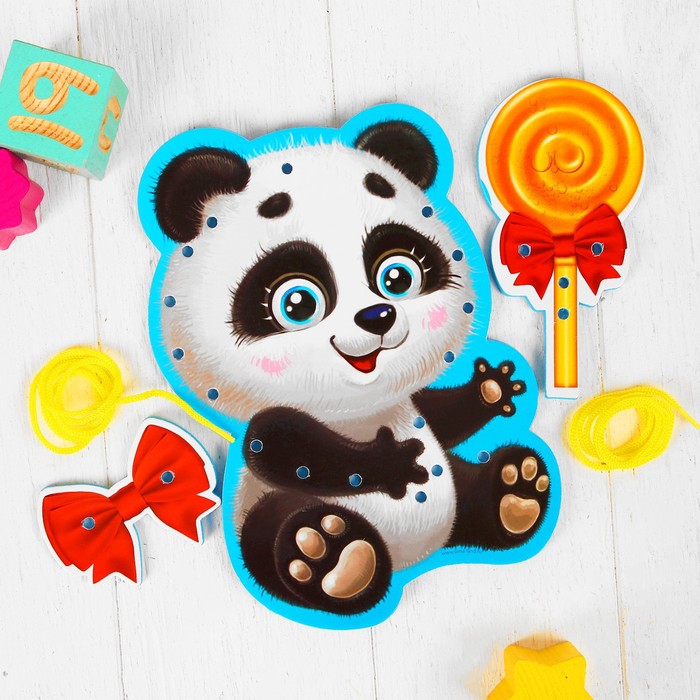 Шнуровка мягкая "Панда"