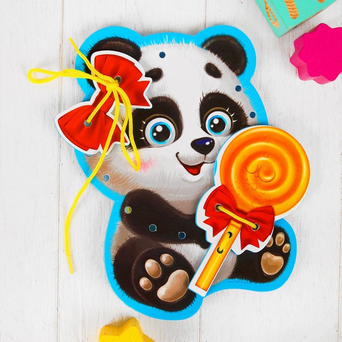Шнуровка мягкая "Панда"