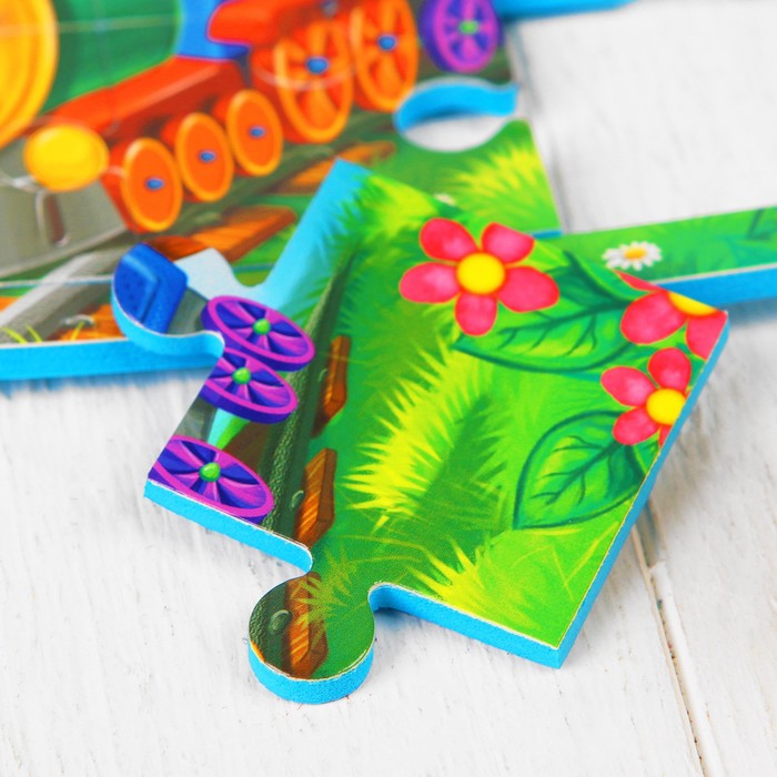 Пазл мягкий "Друзья", 15 х 15 см