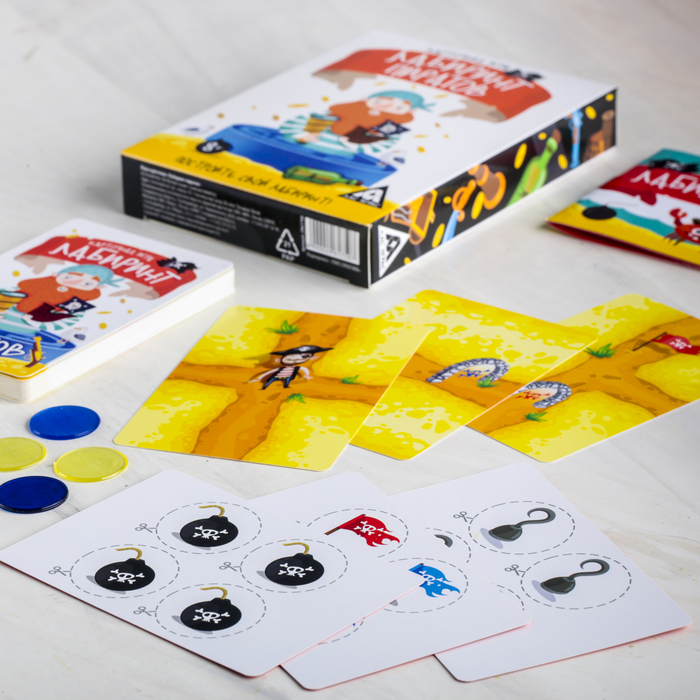 Настольная игра карточная "Лабиринт пиратов"