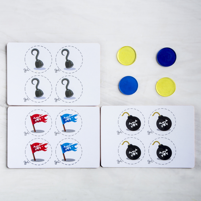 Настольная игра карточная "Лабиринт пиратов"