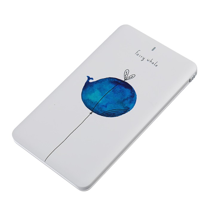 Внешний аккумулятор LuazON Home "Кит", 4000 мАч,провод microUSB,переходник для iPhone 5-X