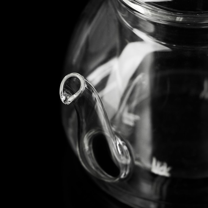 Чайник заварочный 800 мл "Баттерфляй", со стеклянным ситом