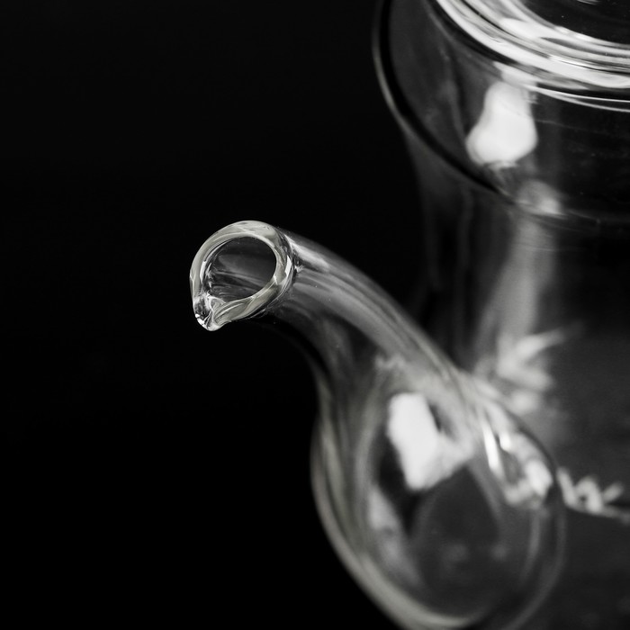 Чайник заварочный 300 мл "Жасмин", со стеклянным ситом