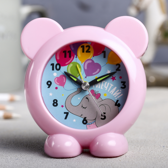 Будильник с ушками "Мечтай"