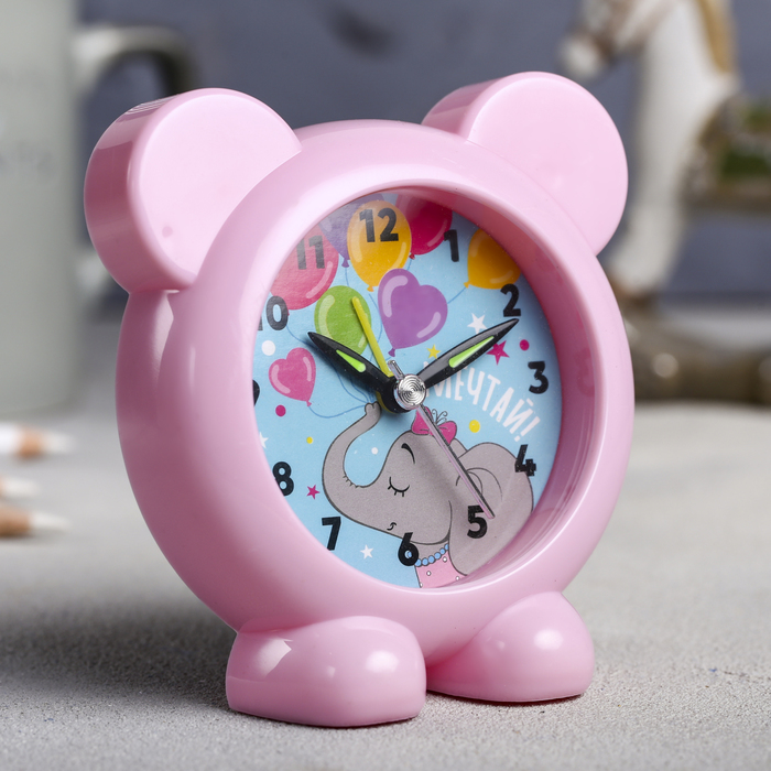 Будильник с ушками "Мечтай"