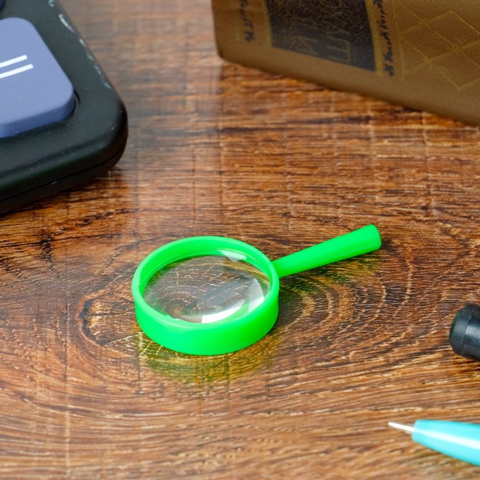 Лупа 10х, d=2.5 см «Классика», фасовка 24 шт., 3х5 см