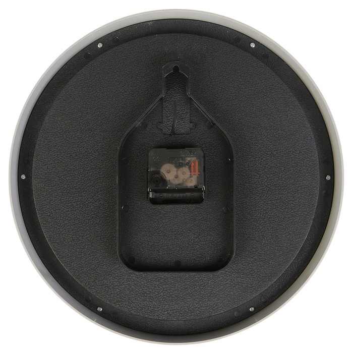 Часы настенные круг, на циферблате Повар на велосипеде, рама белая тонкая, d=33см