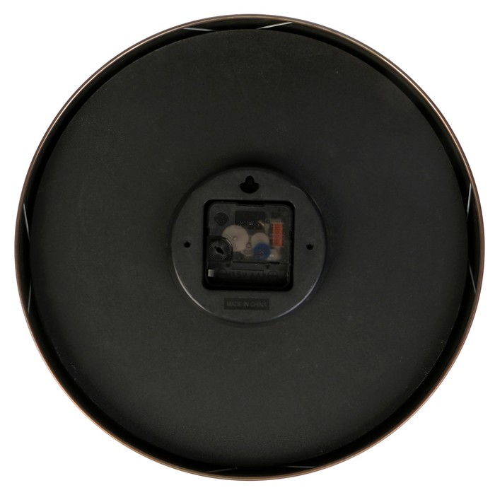 Часы настенные круг, рама хромир-я, циф-т черный, цифры 2,6,10, d=30см