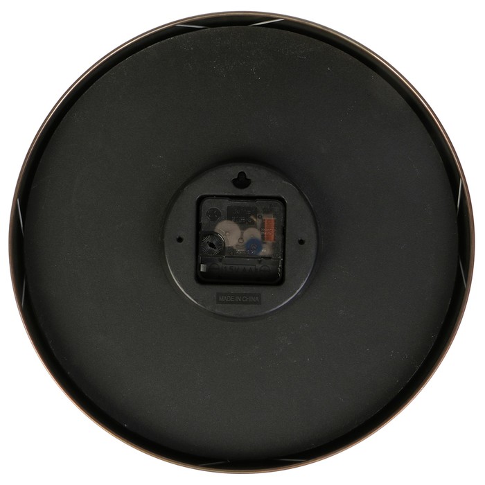 Часы настенные круг, рама хромир-я, циф-т белый, цифры 2,6,10, d=30см