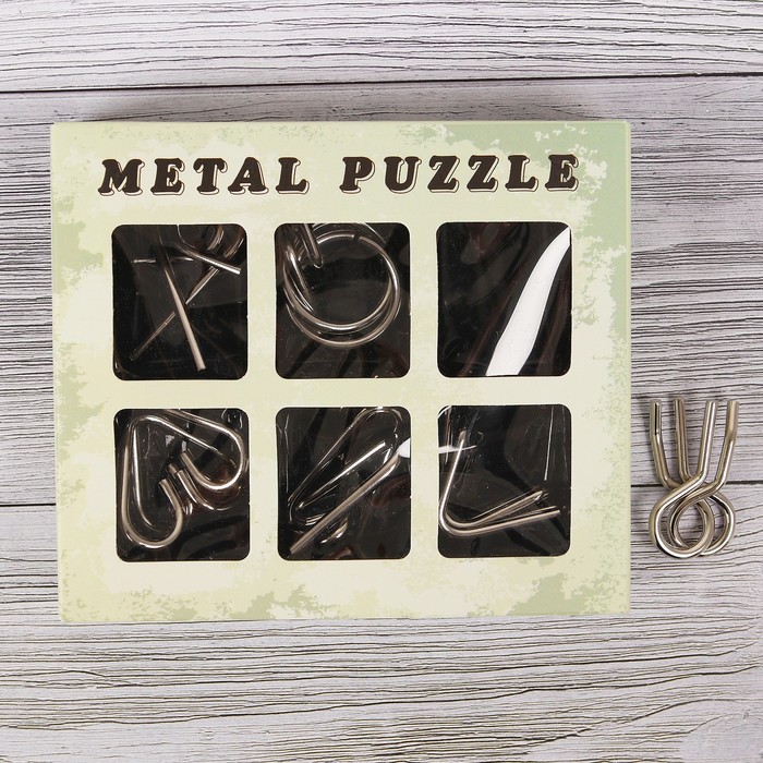 Набор металлических головоломок 6 шт. №2