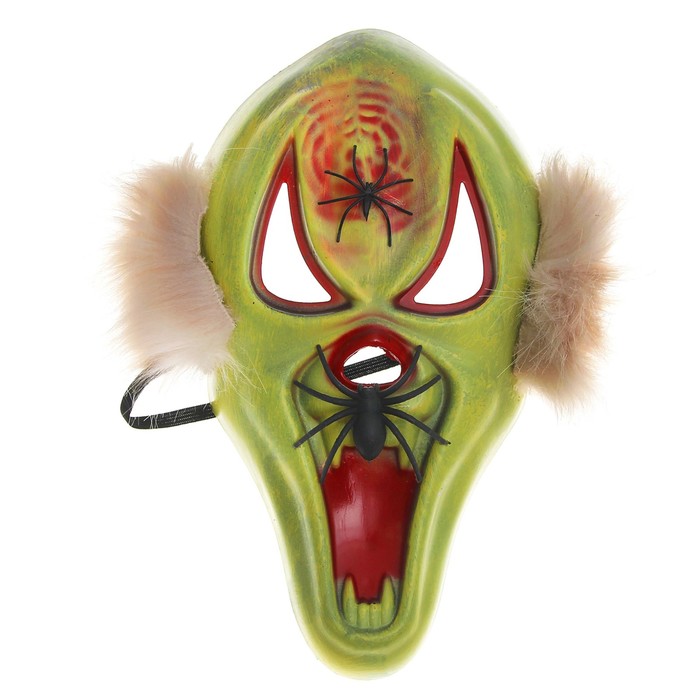 Карнавальная маска "Вампир" с пауком