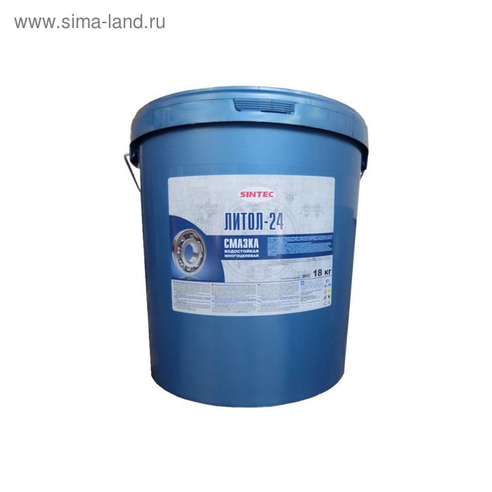 Литол - 24 Sintec 18 кг пластичная смазка sintec литол 24 800 г