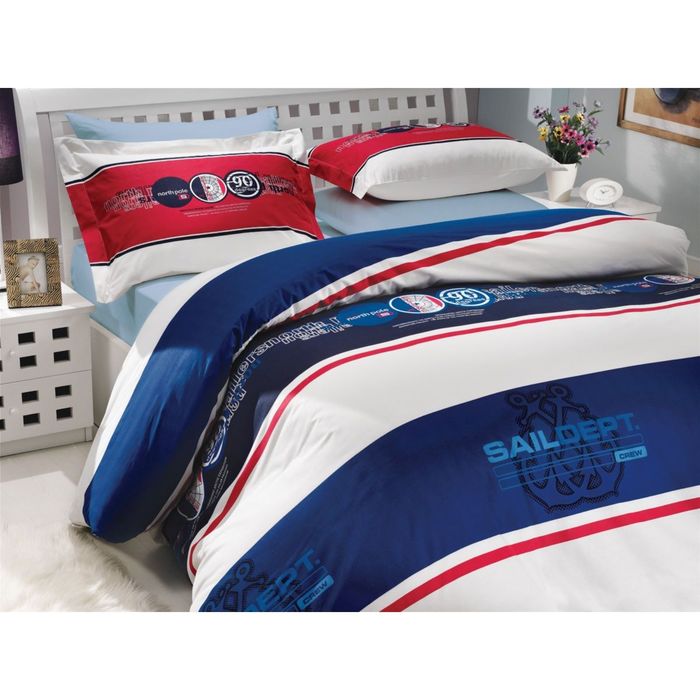 КПБ "ROTA" 1,5 сп., размер 160х220, 160х240, 50х70, 70х70 по 1 шт., цвет синий, поплин