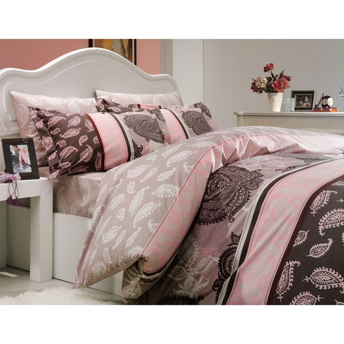 КПБ "ARIELLA" Дуэт, размер 160х220 2 шт., 240х260, 50х70, 70х70 по 2 шт., цвет пудра, поплин   26438