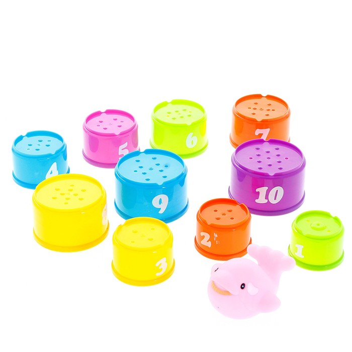 Набор для ванной «Китёнок», 11 предметов