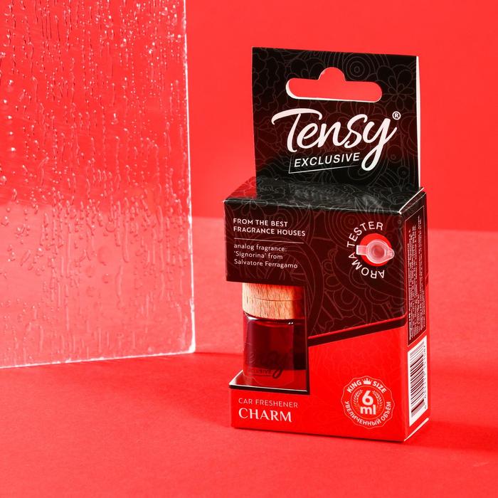 

Ароматизатор подвесной бутылочка Tensy Шарм, 6 мл, TB-23 (аромат красной смородины с нотками пачули)